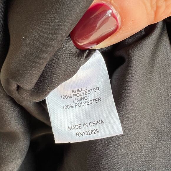 Assignment Bianca cropped tweed jacket blazer black silver XL - Picture 9 of 9